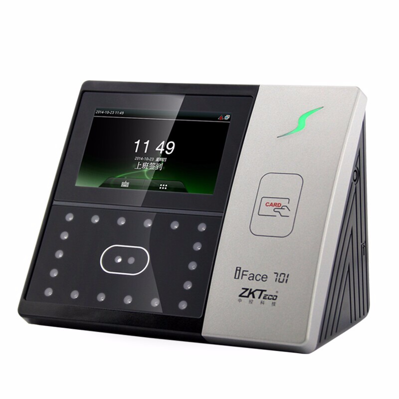 中控iFace701人臉刷卡考勤機中控考安裝服務辦公人臉識別+刷卡門禁考勤機辦公刷卡考勤門禁安裝維修服務 中控指紋考勤機圖片_高清圖_細節圖